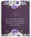 MOM FLOWER BLANKET MOTHER'S GIFT
