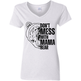 BLACK MAMA BEAR V-NECK T-SHIRT