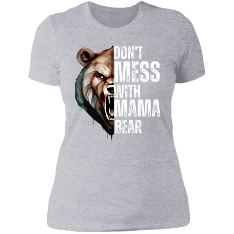 MAMA BEAR ROUND NECK  T-SHIRT