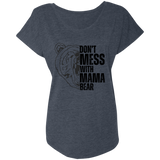 BLACK MAMA BEAR TRIBLEND DOLMAN SLEEVE