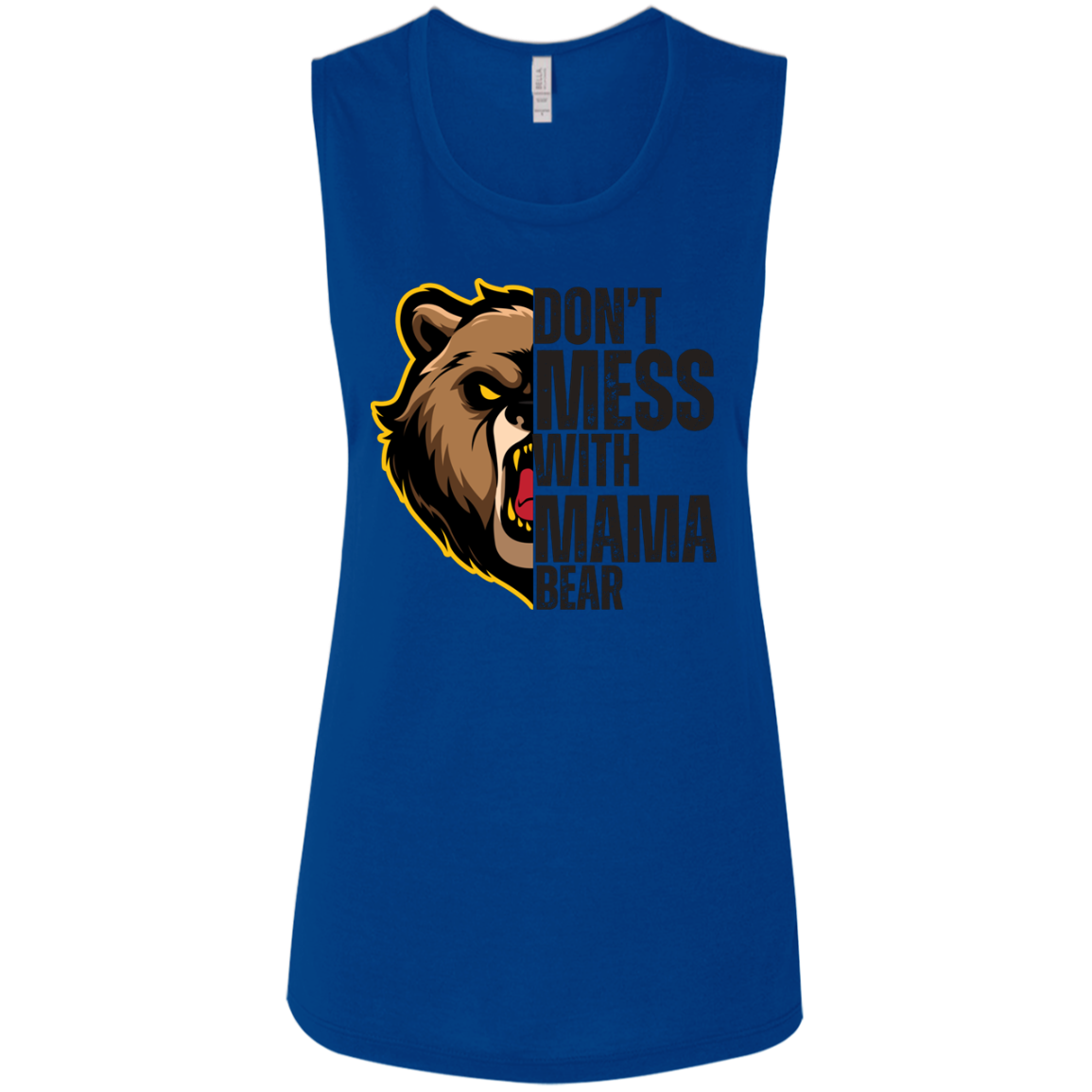 MAMA BEAR FLOWY MUSCLE TANK