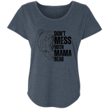 BLACK MAMA BEAR TRIBLEND DOLMAN SLEEVE