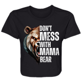 DON'T MESS WITH MAMA FLOWY CROPPED TEE