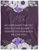 MOM FLOWER BLANKET MOTHER'S GIFT