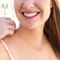 BLACK DEAR MOM I LOVE YOU NECKLACE