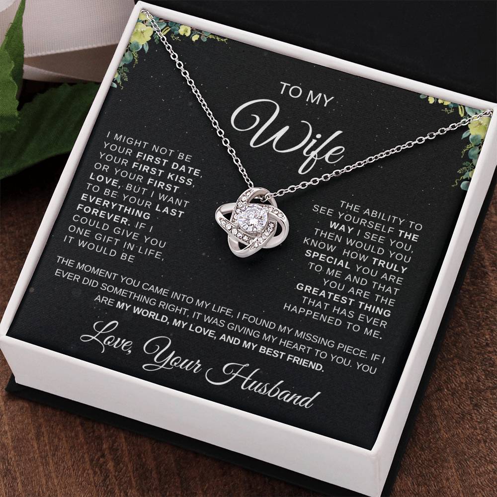 TO MY WIFE LOVE ALWAYS