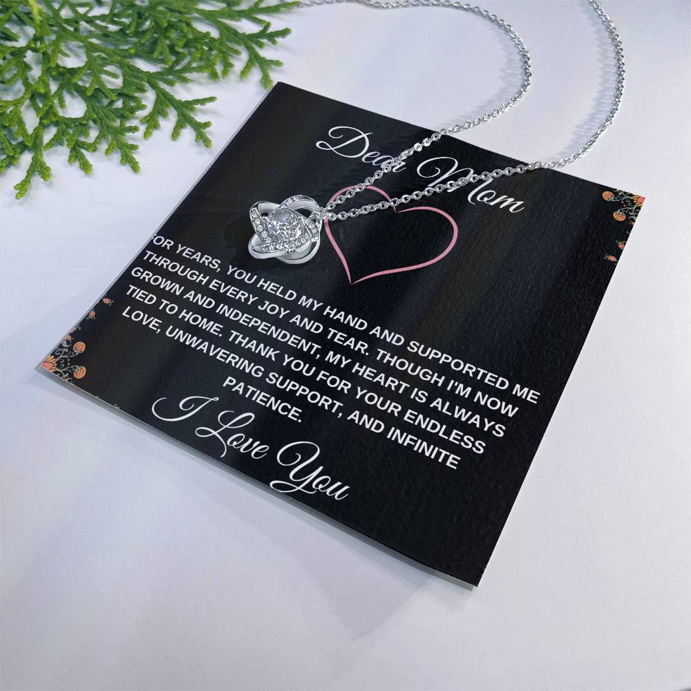TO A WONDERFUL MOTHER LOVE KNOT