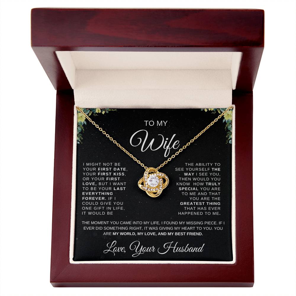 TO MY WIFE LOVE ALWAYS