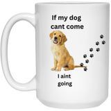 DOUBLE SIDED MUG DOG LOVER 15oz
