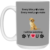ONE SIDED MUG DOG LOVER 15oz