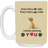 ONE SIDED MUG DOG LOVER 15oz