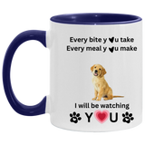 ONE SIDED DOG ACCENT MUG 11oz