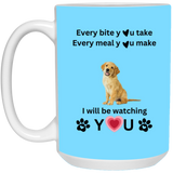 ONE SIDED MUG DOG LOVER 15oz