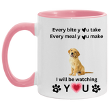 ONE SIDED DOG ACCENT MUG 11oz