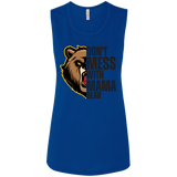 MAMA BEAR FLOWY MUSCLE TANK