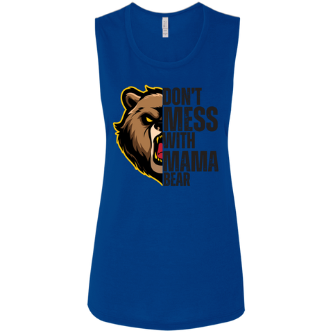 MAMA BEAR FLOWY MUSCLE TANK