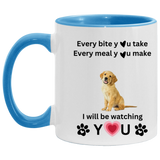 ONE SIDED DOG ACCENT MUG 11oz