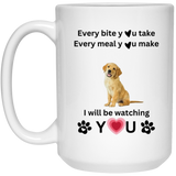 ONE SIDED MUG DOG LOVER 15oz