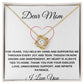 BEAUTIFUL MOM LOVE KNOT NECKLACE