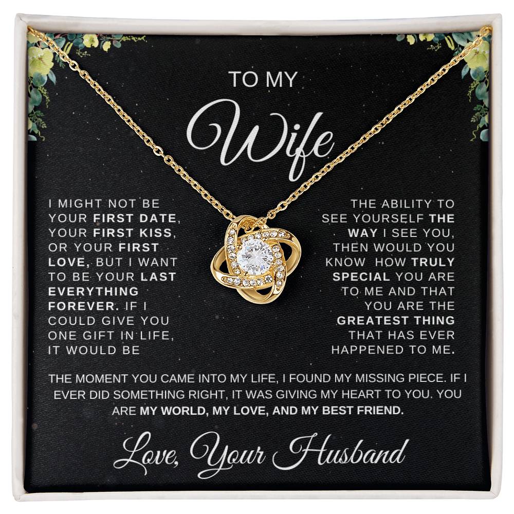 TO MY WIFE LOVE ALWAYS