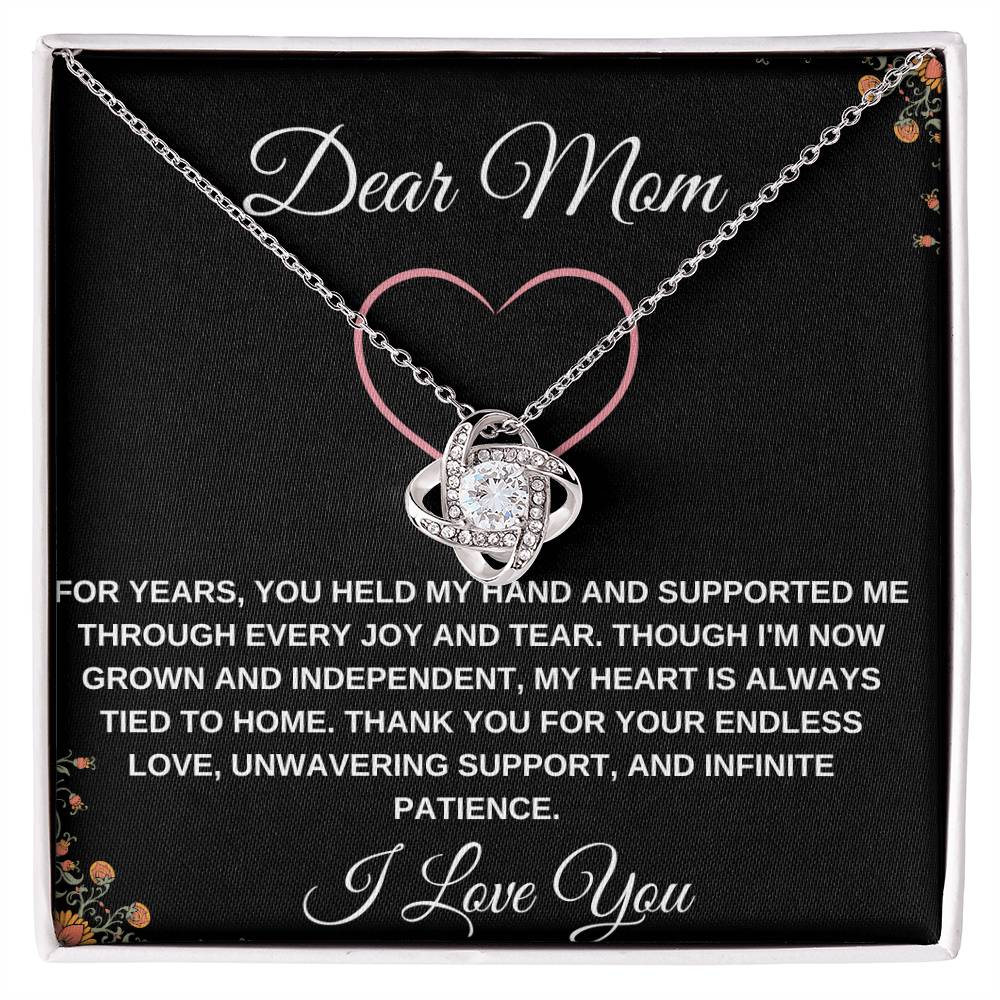 TO A WONDERFUL MOTHER LOVE KNOT