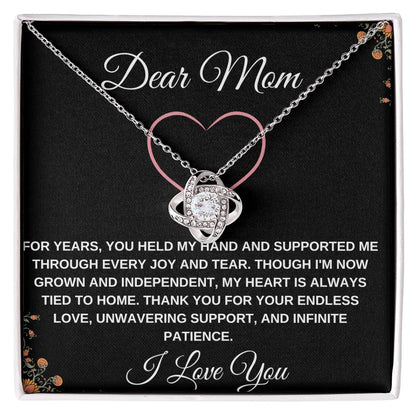 TO A WONDERFUL MOTHER LOVE KNOT