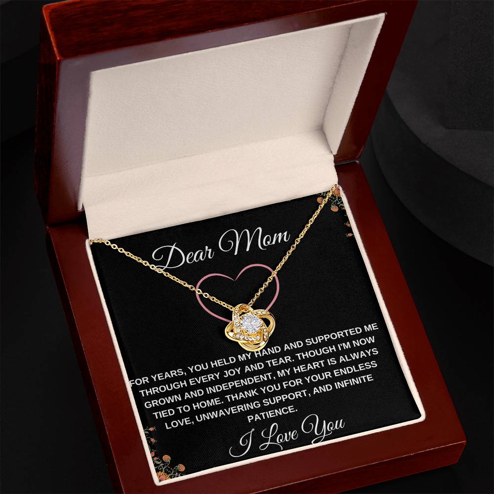 TO A WONDERFUL MOTHER LOVE KNOT