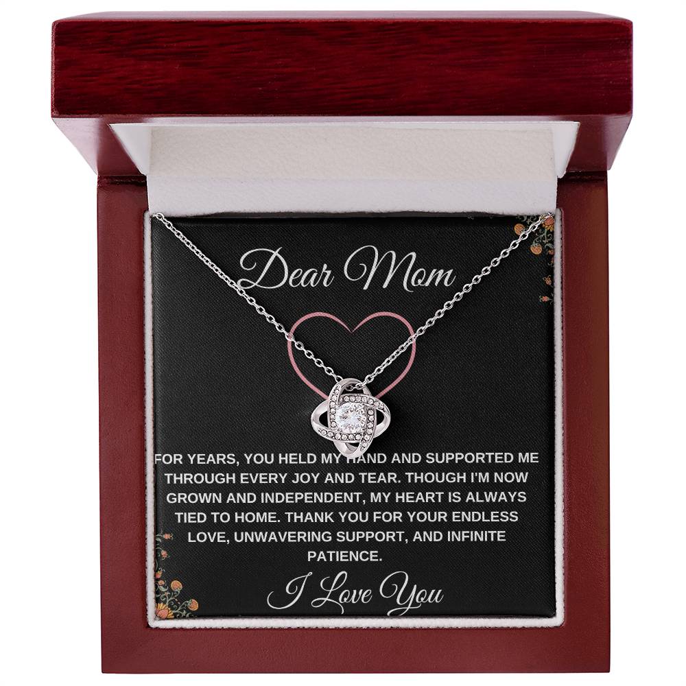 TO A WONDERFUL MOTHER LOVE KNOT